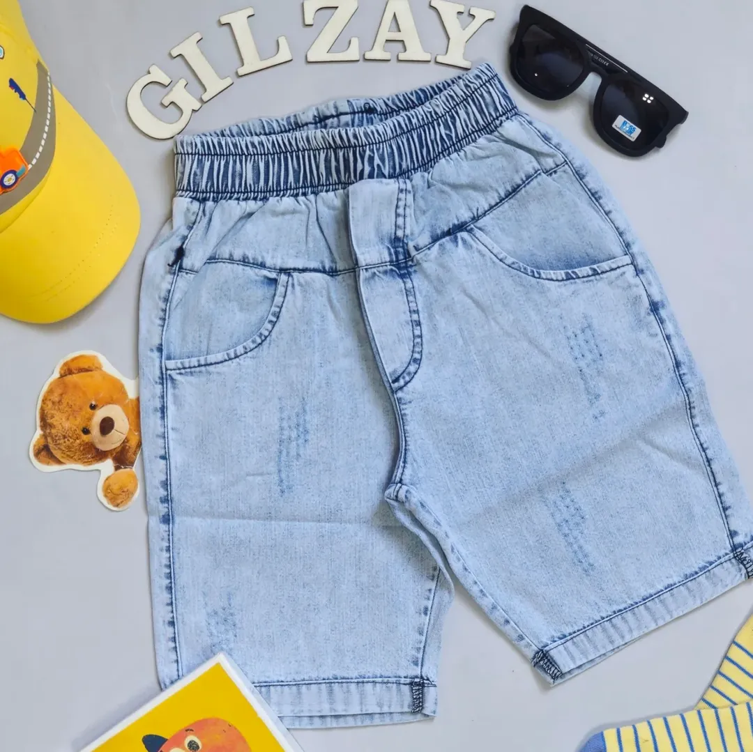 شلوارک جین اسپرت