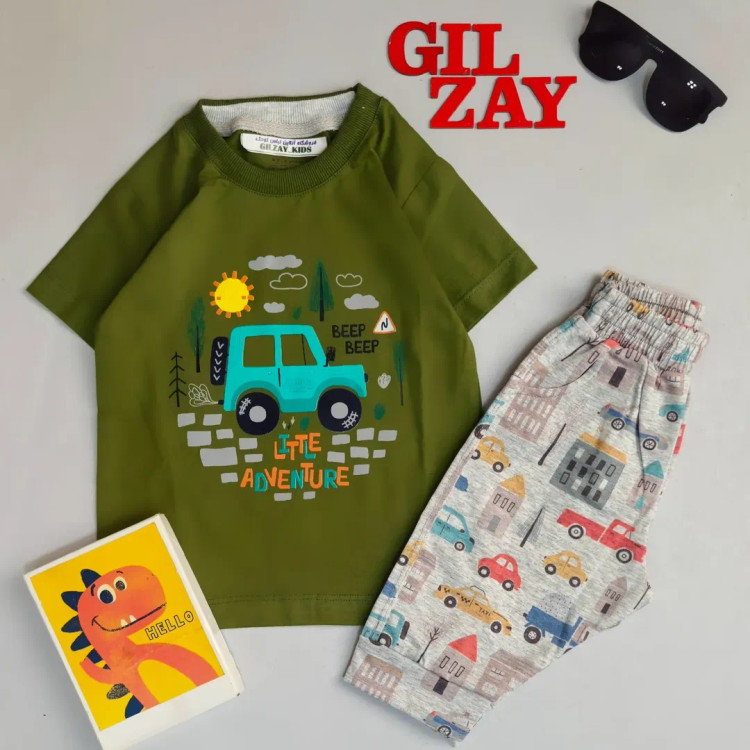 تیشرت و شلوارک بچگانه ماشین