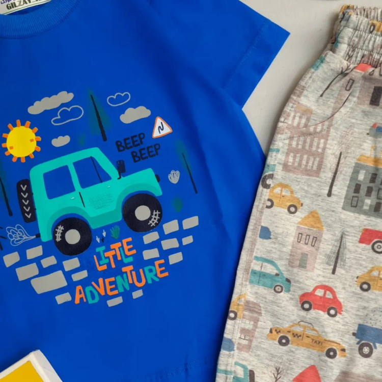 تیشرت و شلوارک بچگانه ماشین