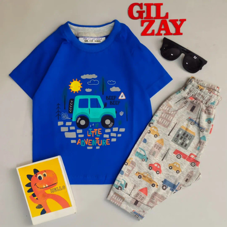 تیشرت و شلوارک بچگانه ماشین