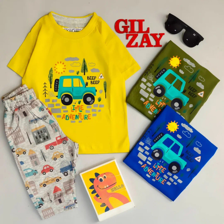 تیشرت و شلوارک بچگانه ماشین