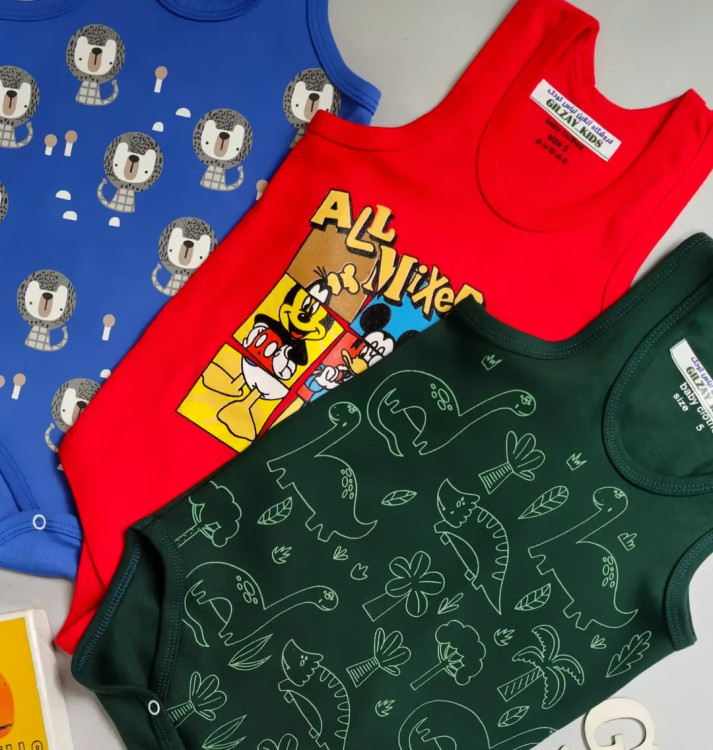 بادی رکابی بچگانه از نه ماه تا چهار سال