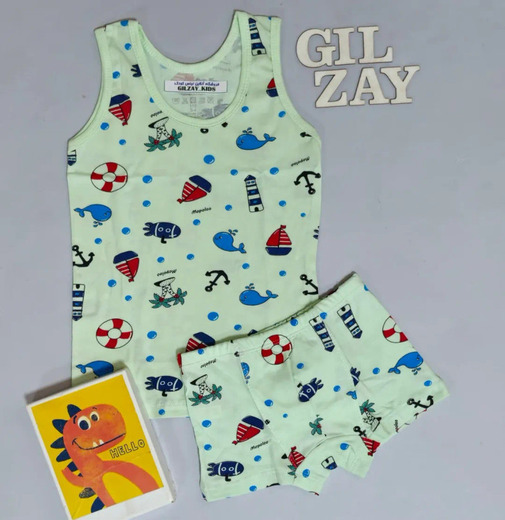 رکابی و شورت بچگانه