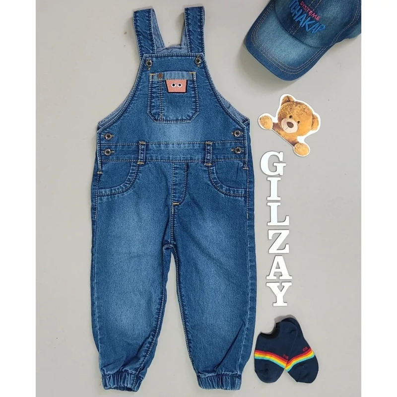 بیلر جین اسپرت بچگانه/پیش بندی بچگانه