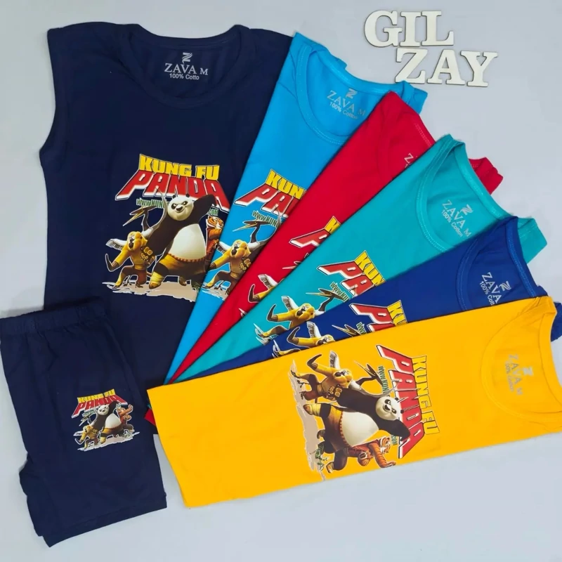 تاپ و شورت پاندا بچگانه