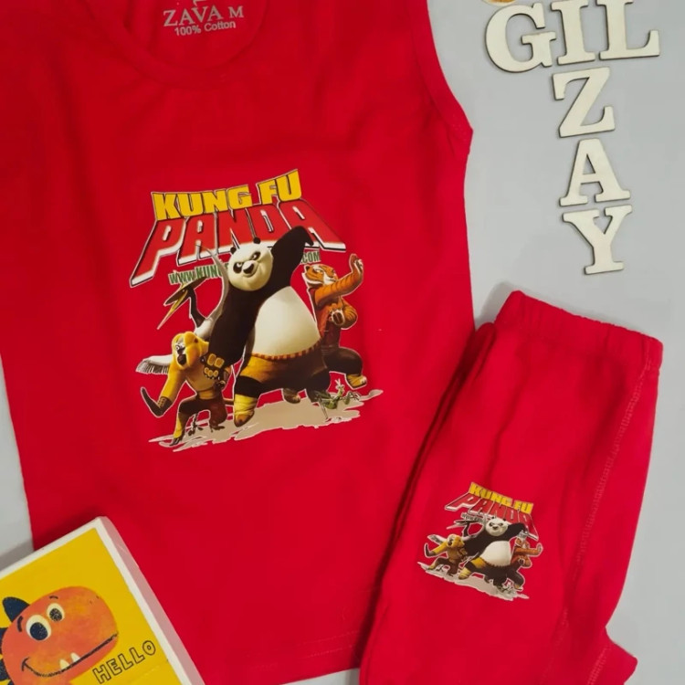 تاپ و شورت پاندا بچگانه