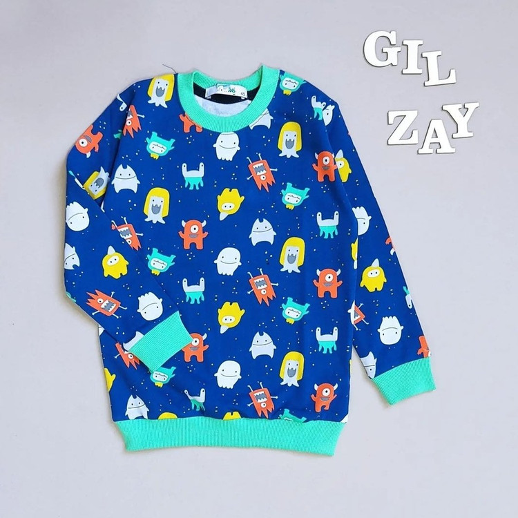 بلوز تک آستین بلند بچگانه