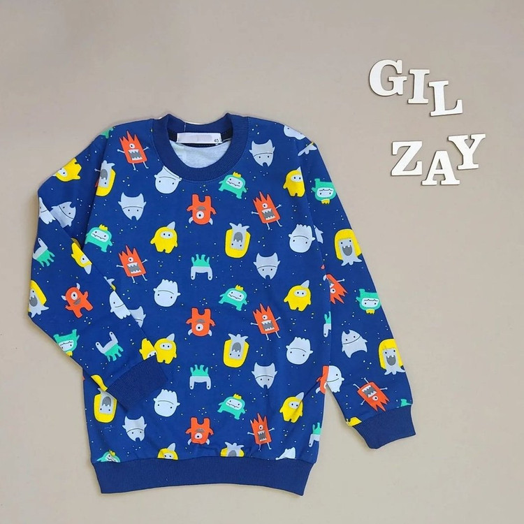 بلوز تک آستین بلند بچگانه