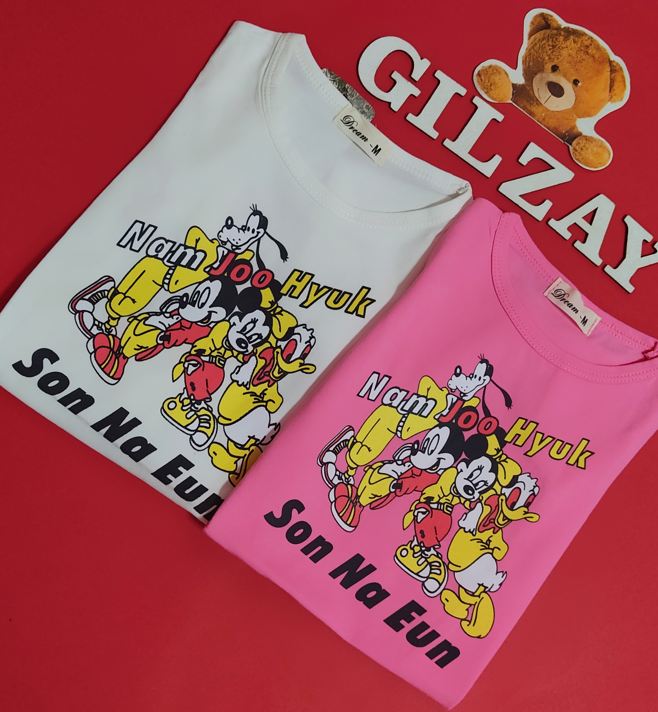 تیشرت دخترانه بچگانه وارداتی سایز 30/35