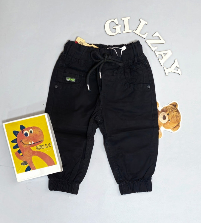 شلوار مچکشدار مشکی بچگانه