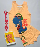 رکابی و شورت بچگانه مدل دایناسور دو تا ده سال