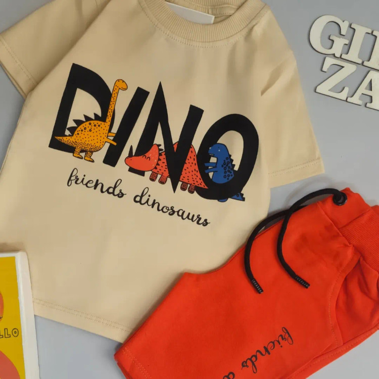 تیشرت و شلوارک بچگانه دایناسور