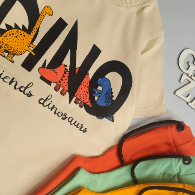 تیشرت و شلوارک بچگانه دایناسور
