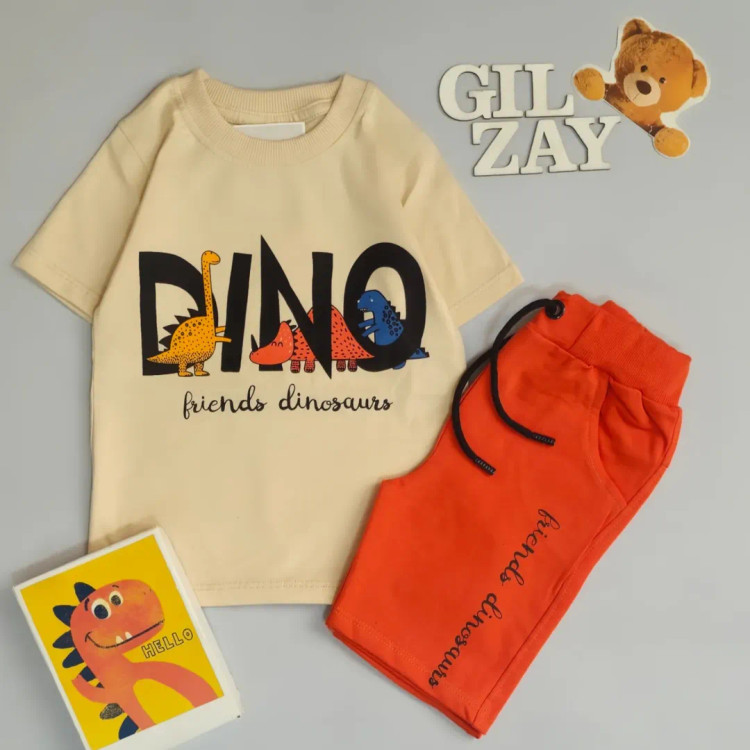تیشرت و شلوارک بچگانه دایناسور