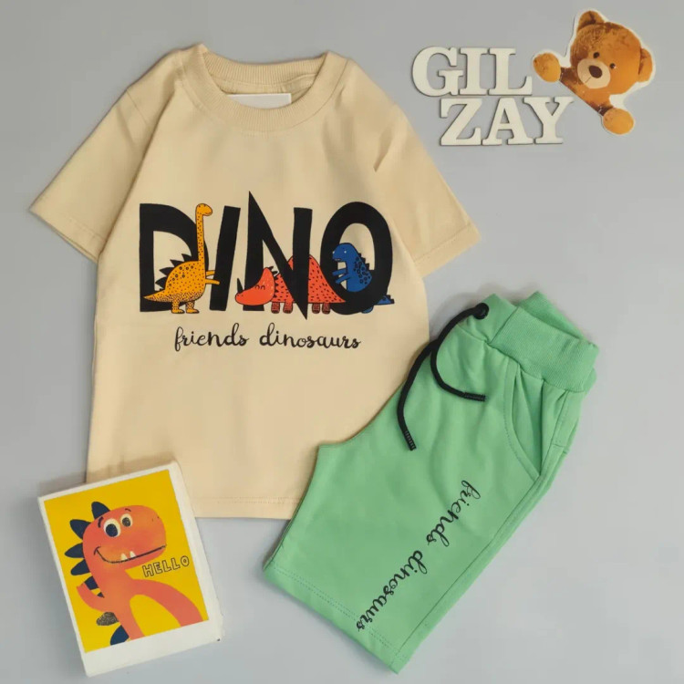 تیشرت و شلوارک بچگانه دایناسور