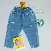 شلوار جین مام بچگانه یخی