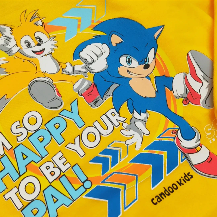 بلوز و شلوار سونیک بچگانه در دو رنگ سایز 40