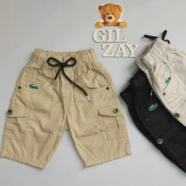 شلوارک بچگانه کتان