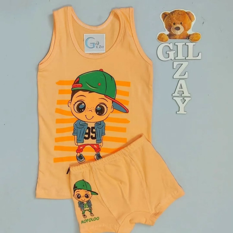 رکابی و شورت بچگانه شش تا ده سال