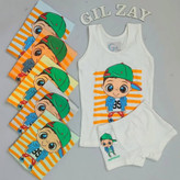 رکابی و شورت بچگانه شش تا ده سال