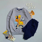 بلوز و شلوار بچگانه طرح حیوانات جنگل