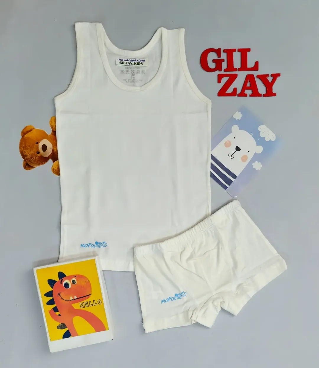 رکابی و شورت بچگانه