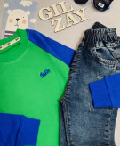 بلوز آستین بلند بچگانه