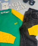 بلوز آستین بلند بچگانه