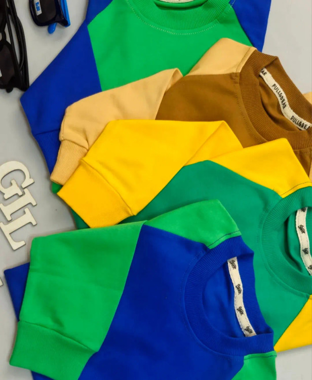 بلوز آستین بلند بچگانه