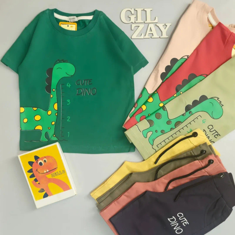 تیشرت و شلوارک دایناسوربچگانه