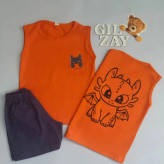 تاپ و شلوارک بچگانه شکارچی اژدها