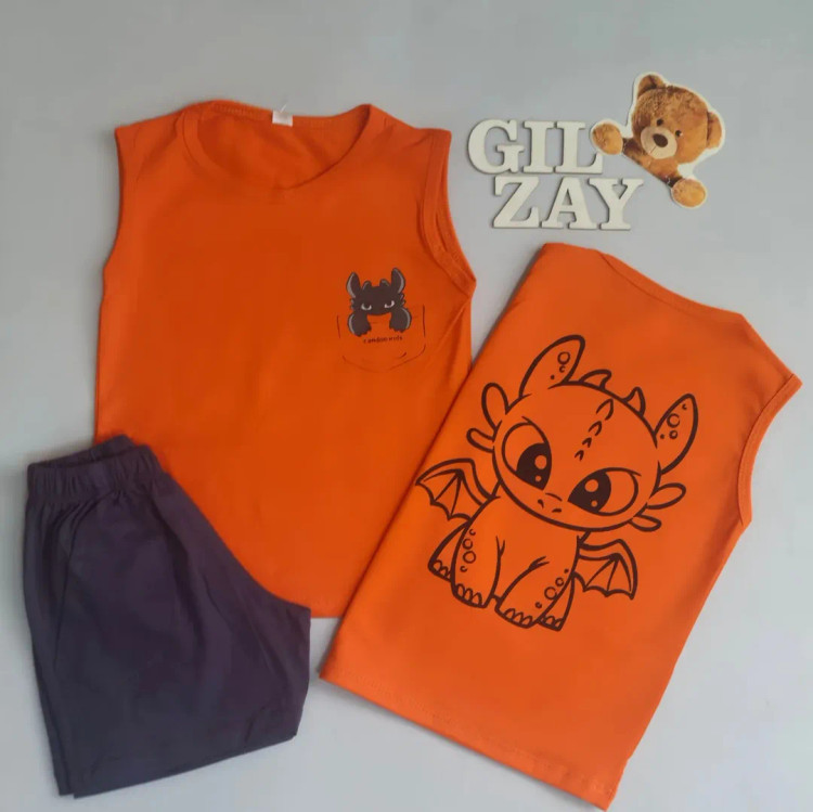 تاپ و شلوارک بچگانه شکارچی اژدها