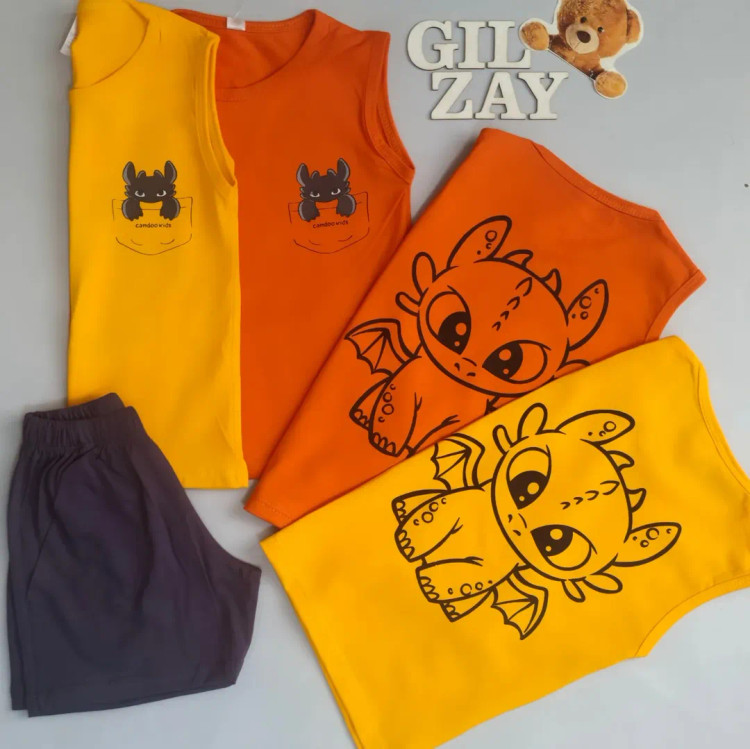 تاپ و شلوارک بچگانه شکارچی اژدها