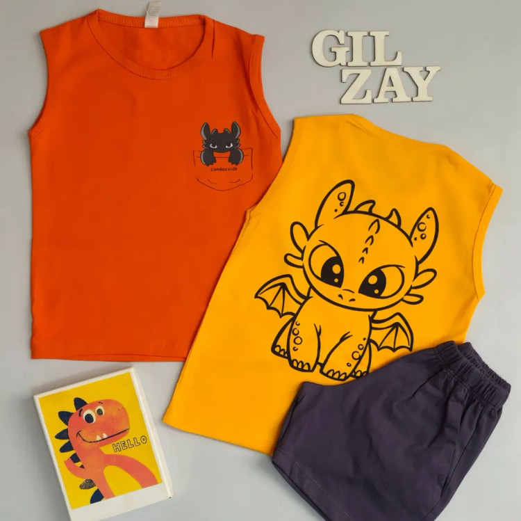 تاپ و شلوارک بچگانه شکارچی اژدها