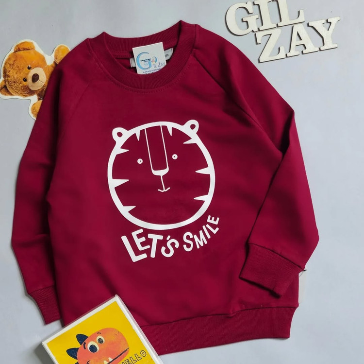 بلوز آستین بلند اسپرت بچگانه ببری