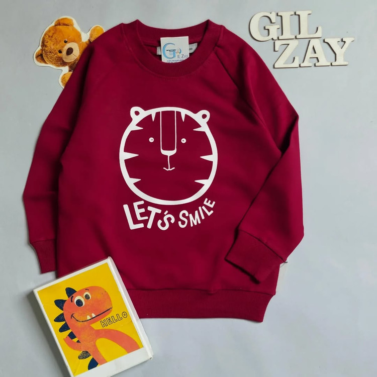 بلوز آستین بلند اسپرت بچگانه ببری