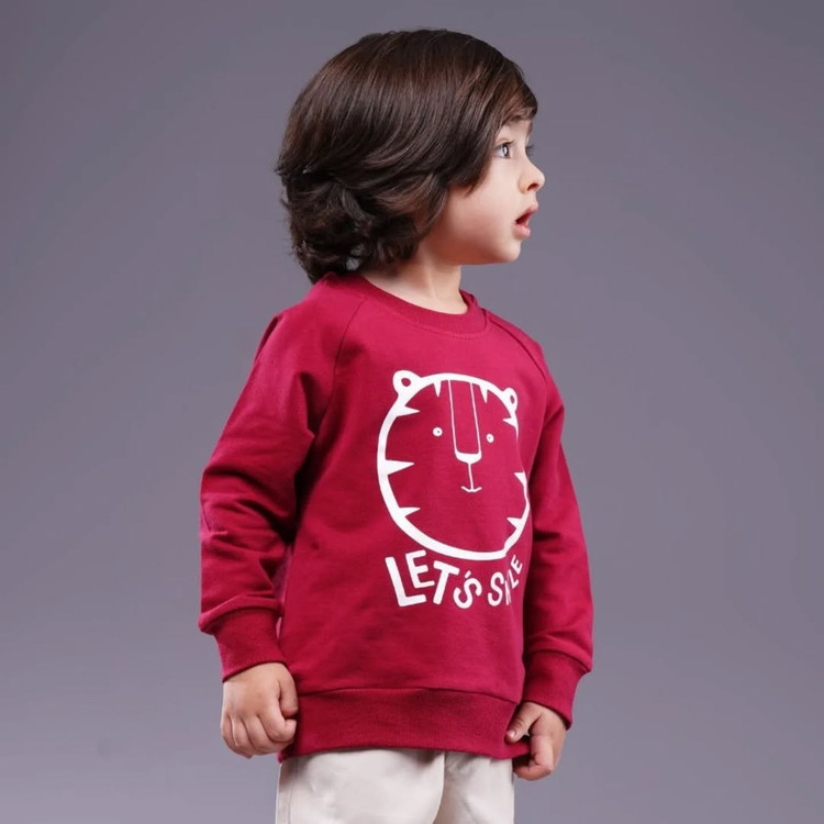 بلوز آستین بلند اسپرت بچگانه ببری