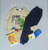 بلوز و شلوار بچگانه دایناسور سایز 40/55