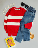 بلوز استین بلند رینگی اسپرت بچگانه