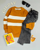 بلوز استین بلند رینگی اسپرت بچگانه