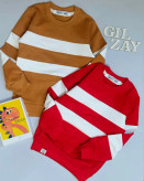 بلوز استین بلند رینگی اسپرت بچگانه