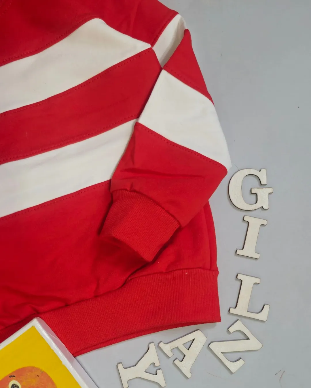 بلوز استین بلند رینگی اسپرت بچگانه