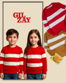 بلوز استین بلند رینگی اسپرت بچگانه