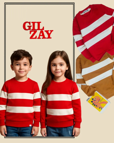 بلوز استین بلند رینگی اسپرت بچگانه