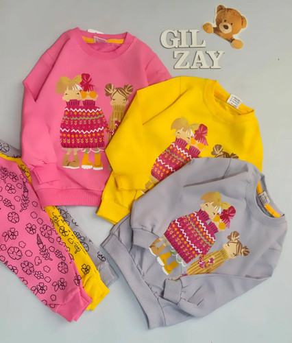 بلوز و شلوار دخترانه بچگانه 40/45