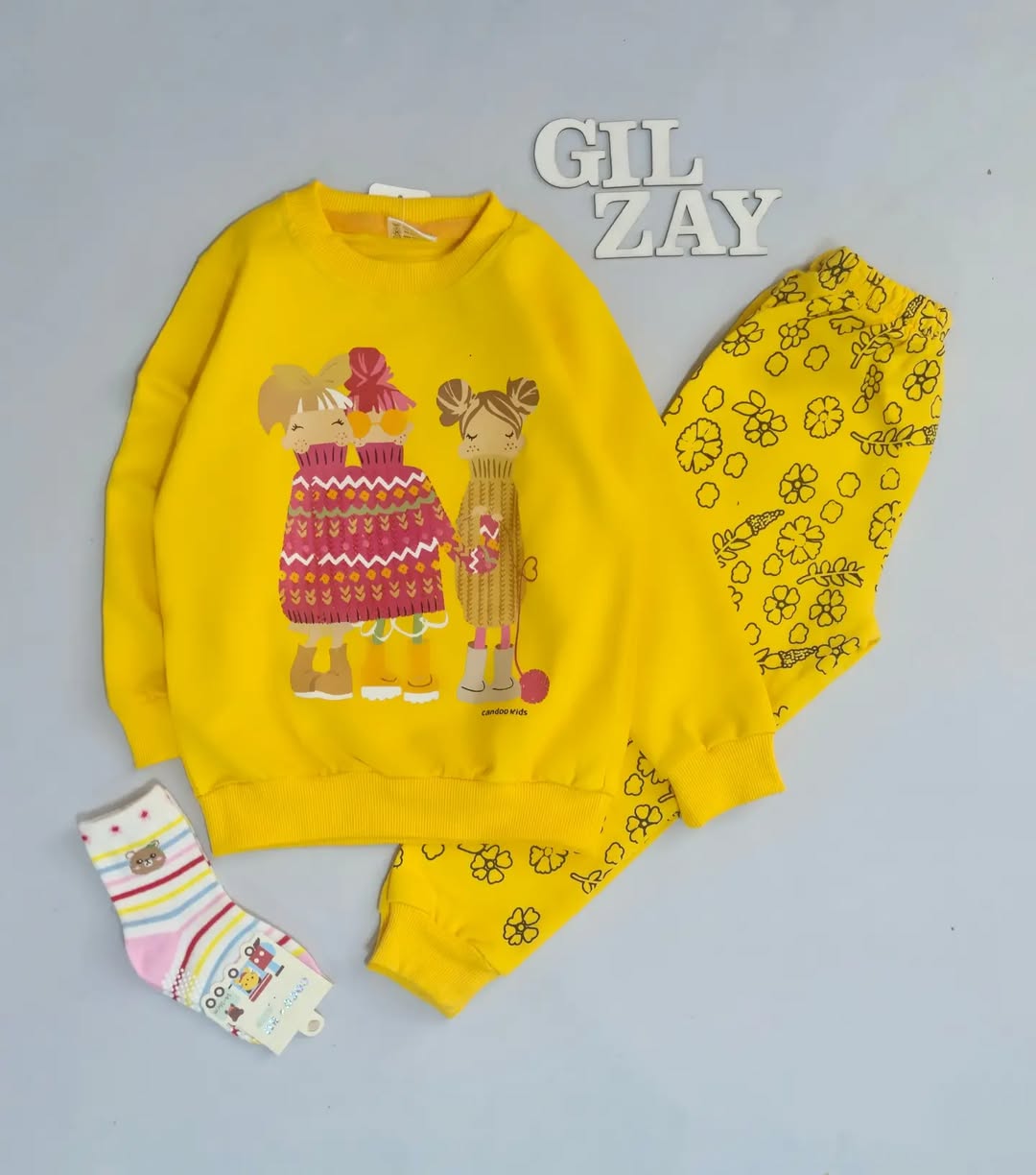 بلوز و شلوار دخترانه بچگانه 40/45