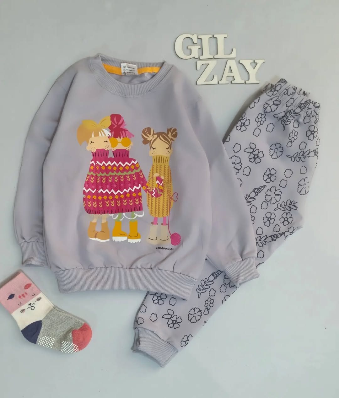 بلوز و شلوار دخترانه بچگانه 40/45