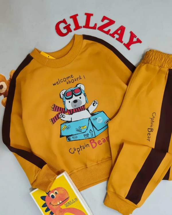 بلوز و شلوار کیفیت عالی بچگانه خرسی40/45/50