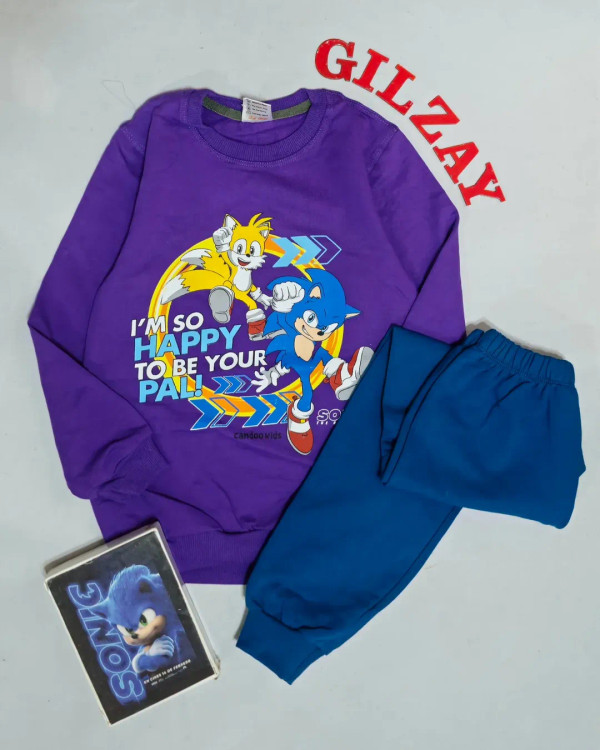 بنفش با شلوار کاربنی